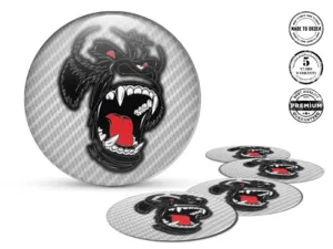 Wheel Emblem Version Pro Race Flow Vector